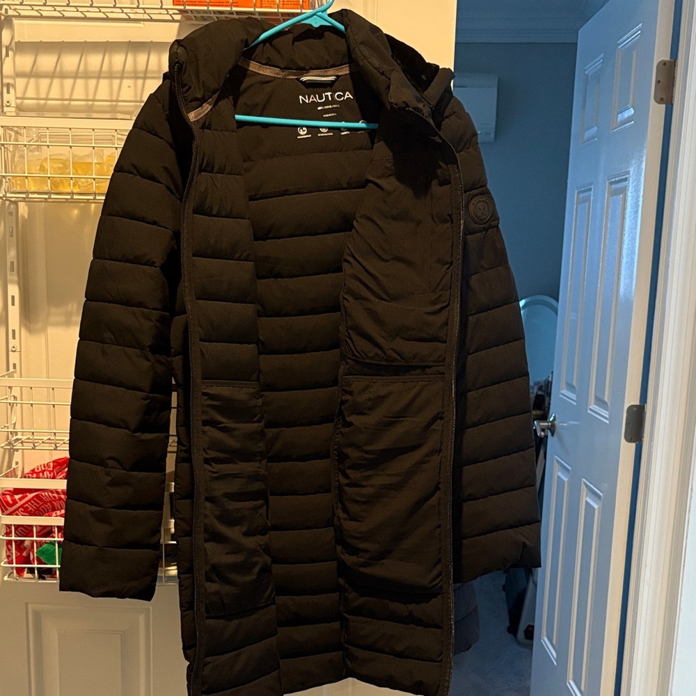 Nautica Quilted Black Jacket